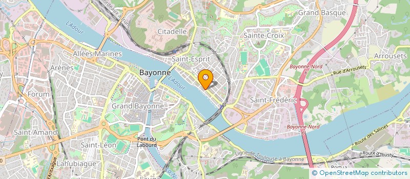 localisation de l'entreprise MONSIEUR REGIS HAMON à BAYONNE