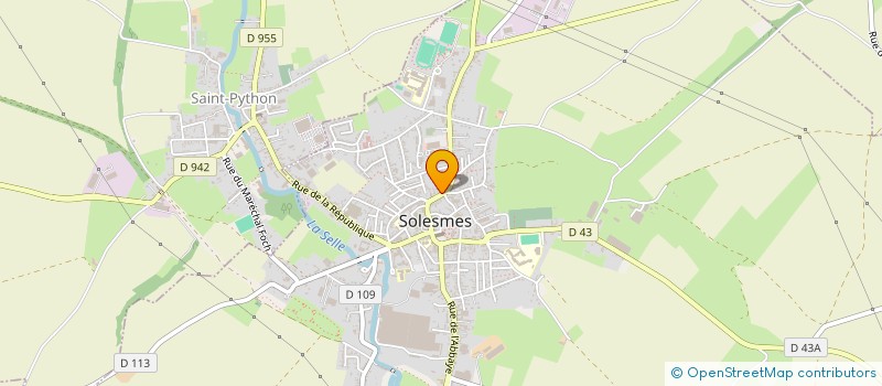 localisation de l'entreprise MONSIEUR REGIS HANNIER  SOLESMES