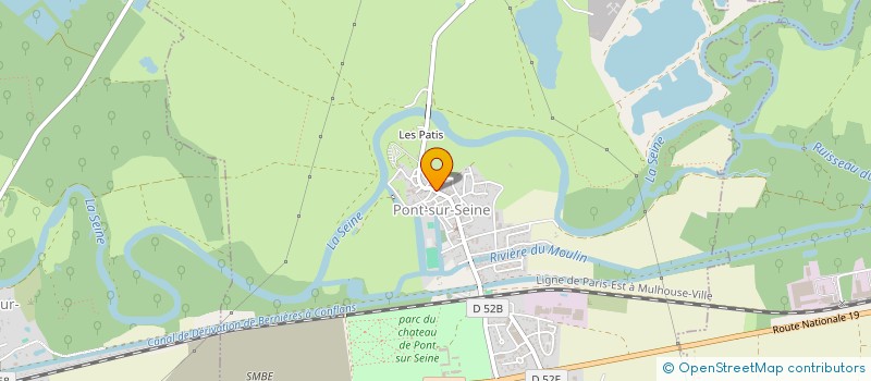 localisation de l'entreprise MONSIEUR REGIS HAUTAPLAIN  PONT-SUR-SEINE