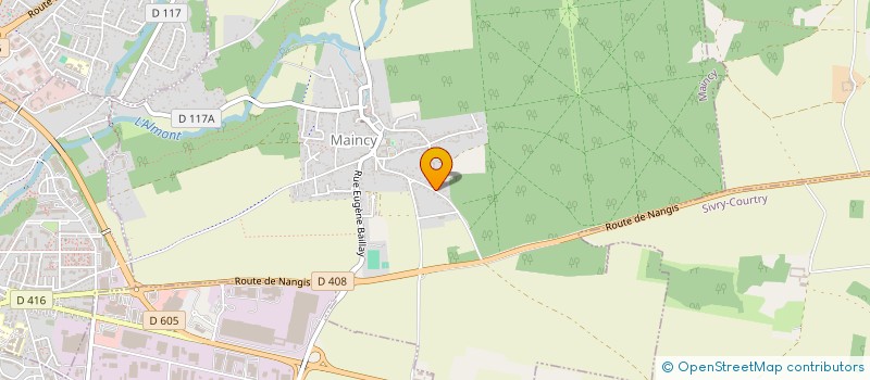 localisation de l'entreprise MONSIEUR REGIS HENRI  MAINCY