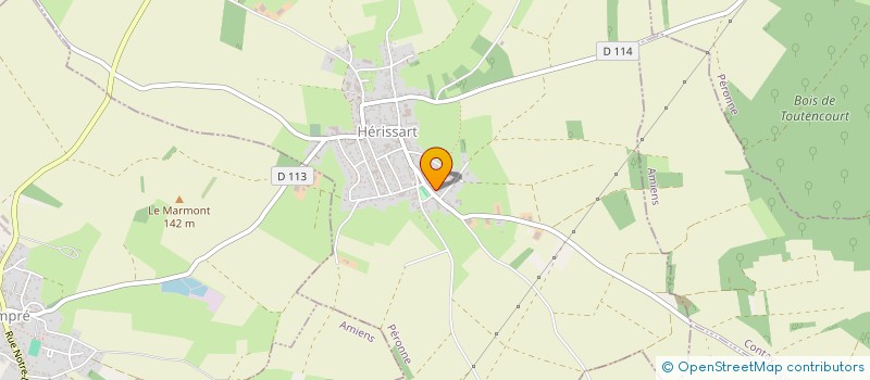 localisation de l'entreprise MONSIEUR REGIS HERNU  MOLLIENS-AU-BOIS