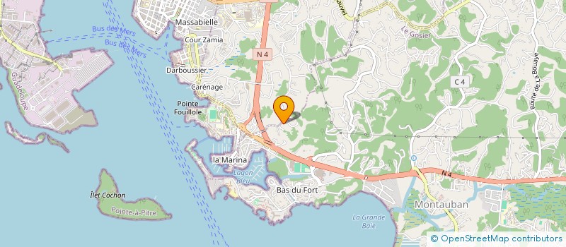 localisation de l'entreprise MONSIEUR REGIS HILAIRE  LE GOSIER