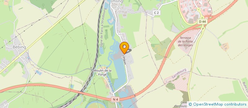 localisation de l'entreprise MONSIEUR REGIS HISIGER  IMLING