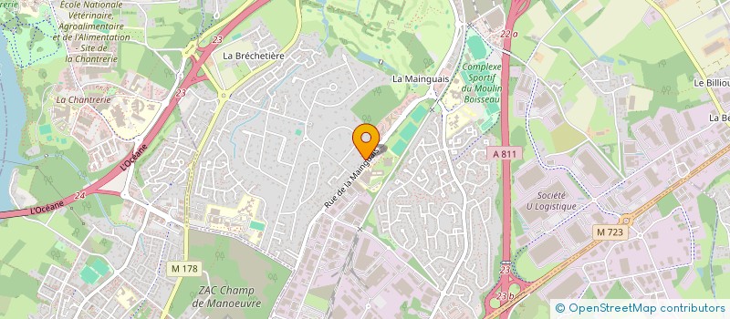 localisation de l'entreprise MONSIEUR REGIS HUARD  CARQUEFOU