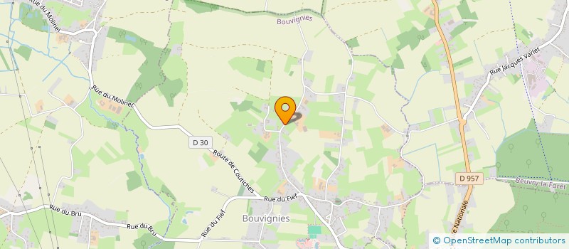 localisation de l'entreprise MONSIEUR REGIS HULOUX à BOUVIGNIES