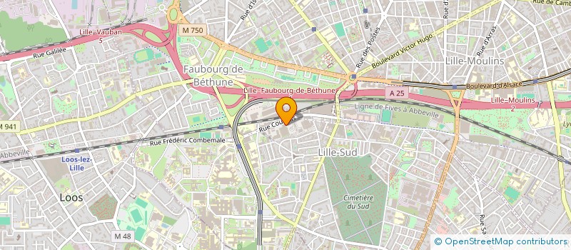 localisation de l'entreprise MONSIEUR REGIS HUYGHE à LILLE