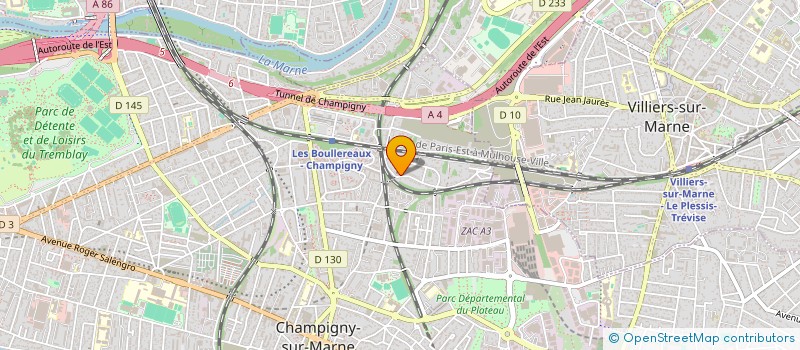 localisation de l'entreprise MONSIEUR REGIS IVANOV à CHAMPIGNY-SUR-MARNE
