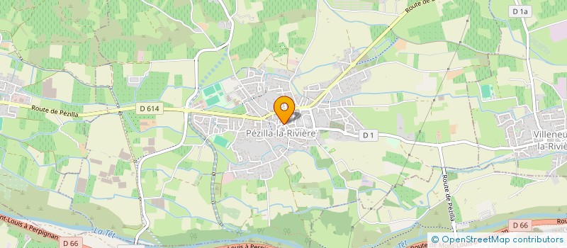 localisation de l'entreprise MONSIEUR REGIS JAKOBINA  PEZILLA-LA-RIVIERE