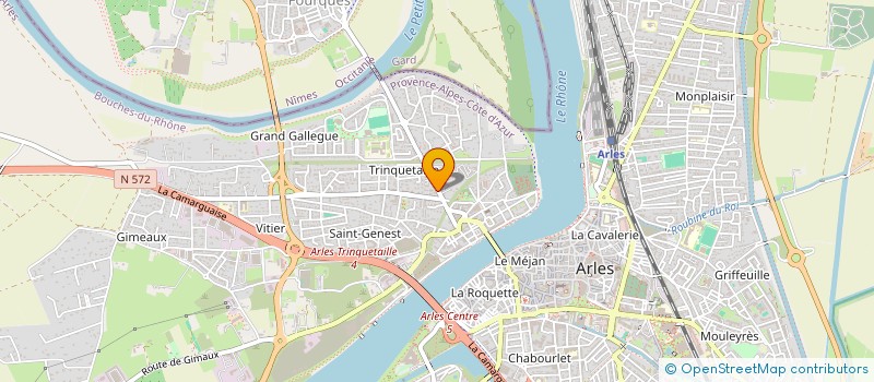 localisation de l'entreprise MONSIEUR REGIS JALABERT  ARLES