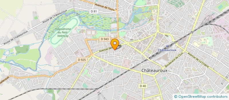 localisation de l'entreprise MONSIEUR REGIS JARREAU à CHATEAUROUX