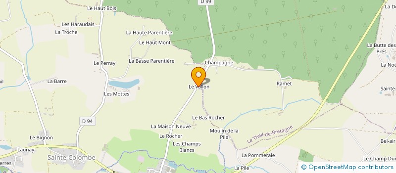localisation de l'entreprise MONSIEUR REGIS JOUANOLLE à THOURIE