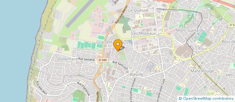 localisation de l'entreprise MONSIEUR REGIS KACER  LE HAVRE