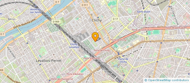 localisation de l'entreprise MONSIEUR REGIS KERAVEC à CLICHY