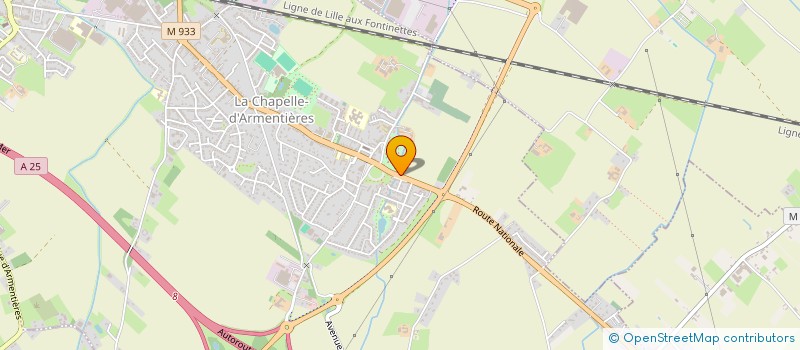 localisation de l'entreprise MONSIEUR REGIS KETELERS  LA CHAPELLE-D'ARMENTIERES