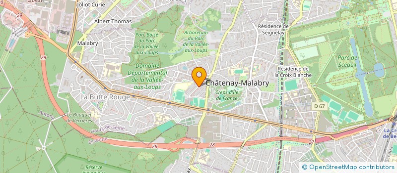 localisation de l'entreprise MONSIEUR REGIS KIAMANA NDOFUNSU  CHATENAY-MALABRY