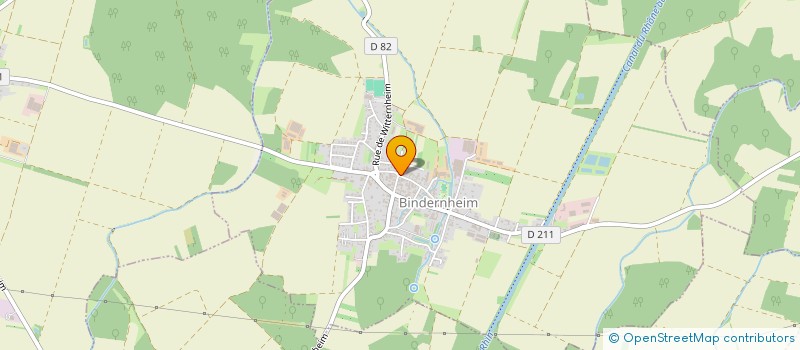 localisation de l'entreprise MONSIEUR REGIS KIENER  BINDERNHEIM