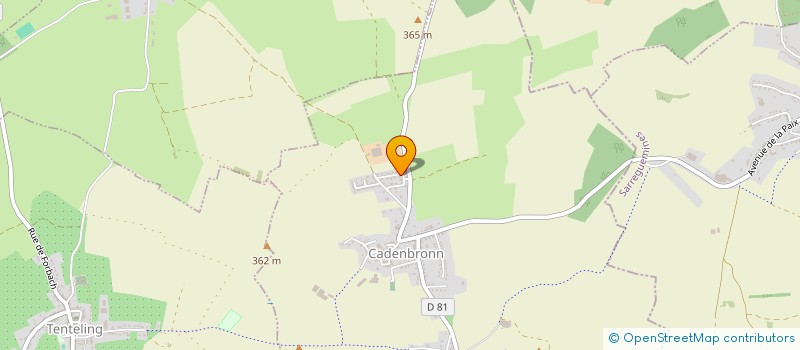 localisation de l'entreprise MONSIEUR REGIS KLASEN  NOUSSEVILLER-SAINT-NABOR