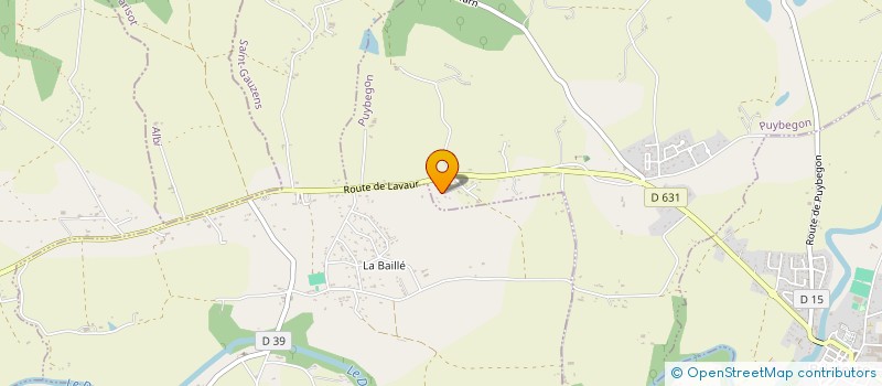 localisation de l'entreprise MONSIEUR REGIS KOSEDNAR  PUYBEGON