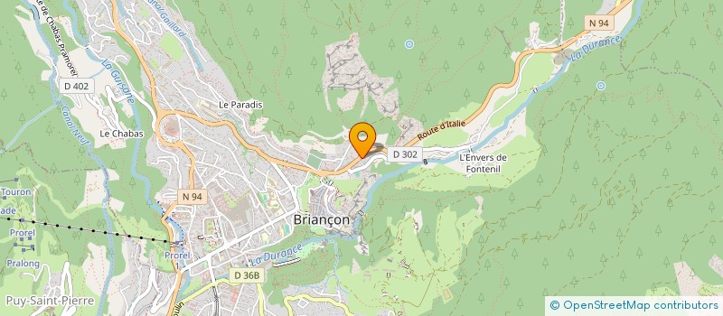 localisation de l'entreprise MONSIEUR REGIS LABAUNE à MONTGENEVRE