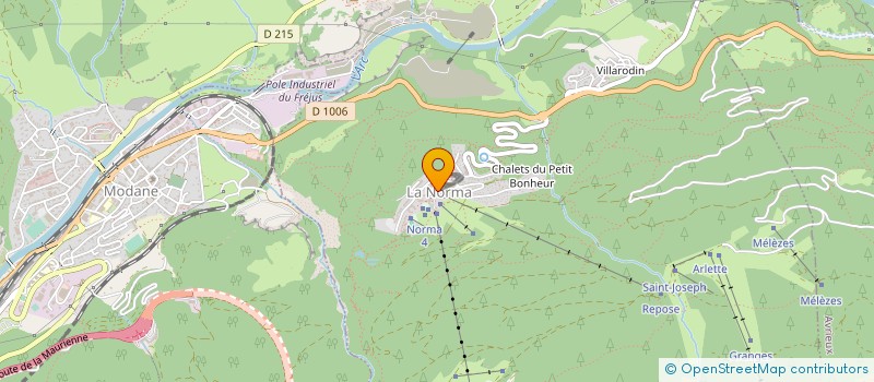 localisation de l'entreprise MONSIEUR REGIS LACHAT  VILLARODIN-BOURGET