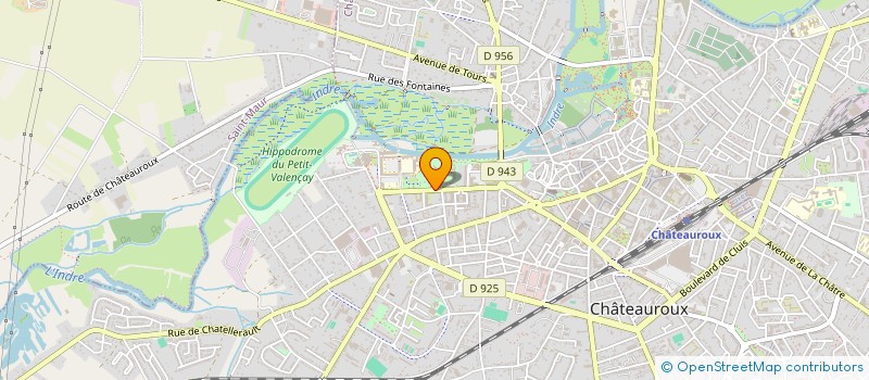 localisation de l'entreprise MONSIEUR REGIS LACHAUSSEE à CHATEAUROUX