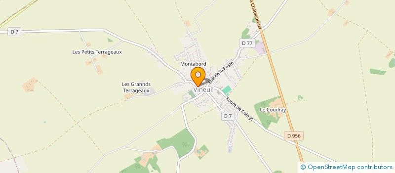 localisation de l'entreprise MONSIEUR REGIS LACOT à VINEUIL