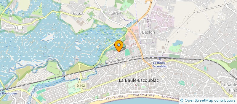 localisation de l'entreprise MONSIEUR REGIS LALOE à LA BAULE-ESCOUBLAC