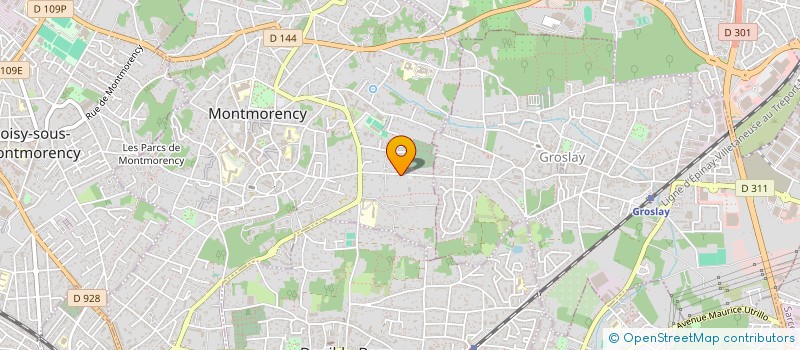 localisation de l'entreprise MONSIEUR REGIS LAMACQ  MONTMORENCY