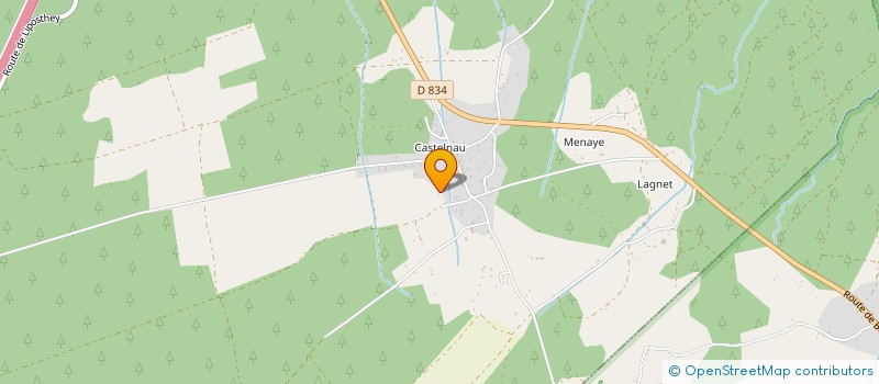 localisation de l'entreprise MONSIEUR REGIS LAMOTTE à SAUGNAC-ET-MURET