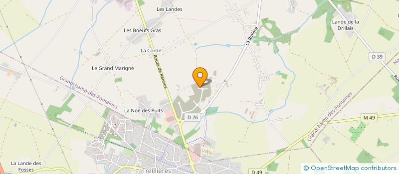 localisation de l'entreprise MONSIEUR REGIS LANDAIS à GRANDCHAMP-DES-FONTAINES