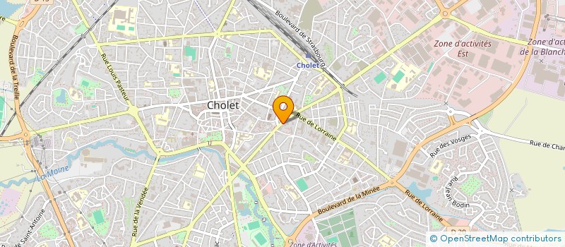 localisation de l'entreprise MONSIEUR REGIS LANDRIEAU à CHOLET