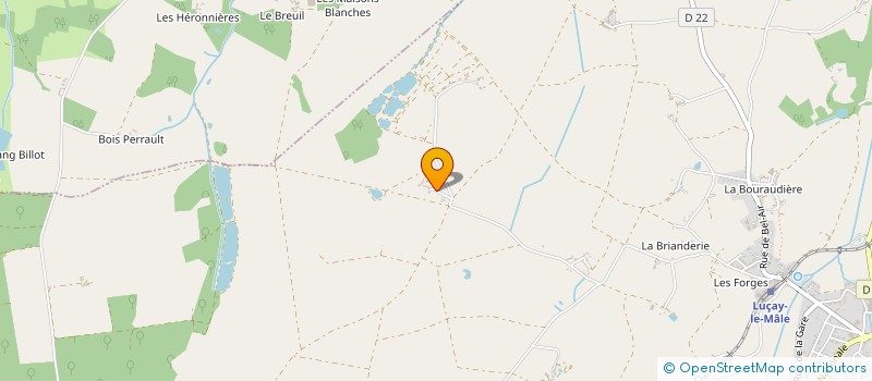 localisation de l'entreprise MONSIEUR REGIS LANDUREAU à LUCAY-LE-MALE