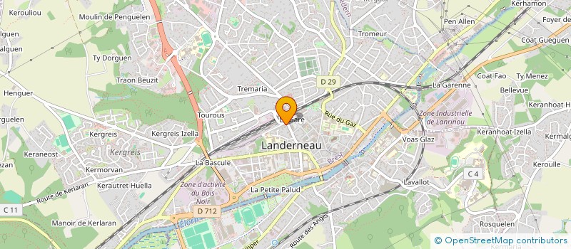 localisation de l'entreprise MONSIEUR REGIS LANSONNEUR à LANDERNEAU