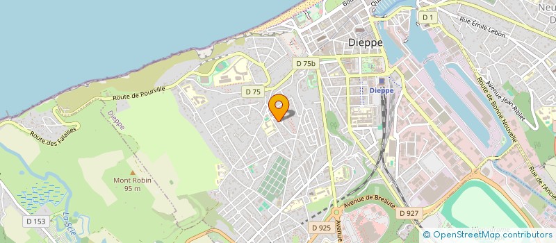 localisation de l'entreprise MONSIEUR REGIS LE GOLVAN  DIEPPE