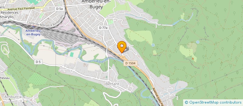 localisation de l'entreprise MONSIEUR REGIS LE MER  AMBERIEU-EN-BUGEY