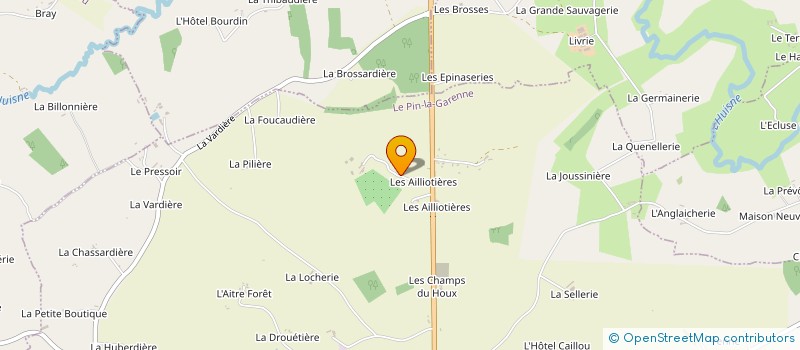 localisation de l'entreprise MONSIEUR REGIS LE MOTHEUX DU PLESSIS à LE PIN-LA-GARENNE