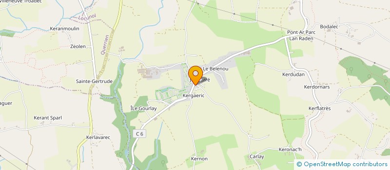 localisation de l'entreprise MONSIEUR REGIS LE NABEC  LOCUNOLE