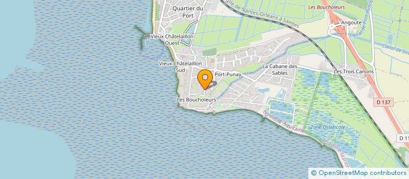 localisation de l'entreprise MONSIEUR REGIS LEBAS à CHATELAILLON-PLAGE