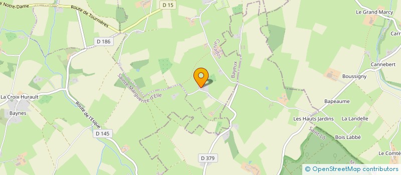 localisation de l'entreprise MONSIEUR REGIS LEBON  TOURNIERES