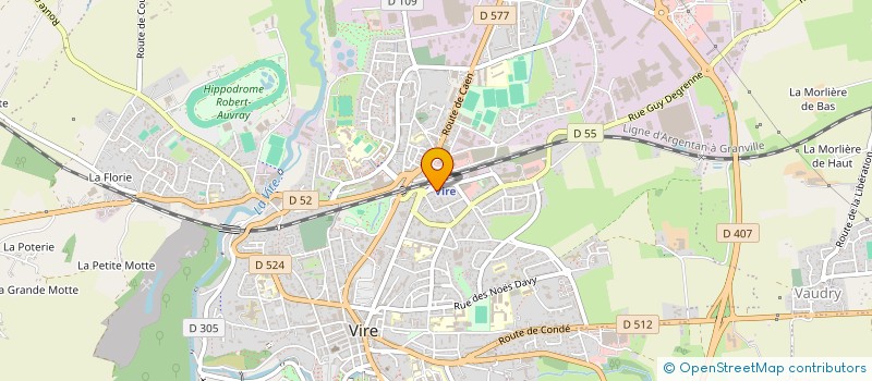 localisation de l'entreprise MONSIEUR REGIS LEBOUCHER  VIRE-NORMANDIE