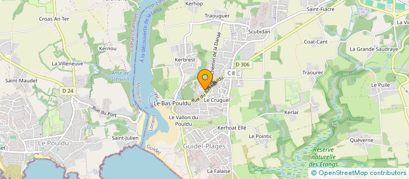 localisation de l'entreprise MONSIEUR REGIS LEBRESNE à GUIDEL