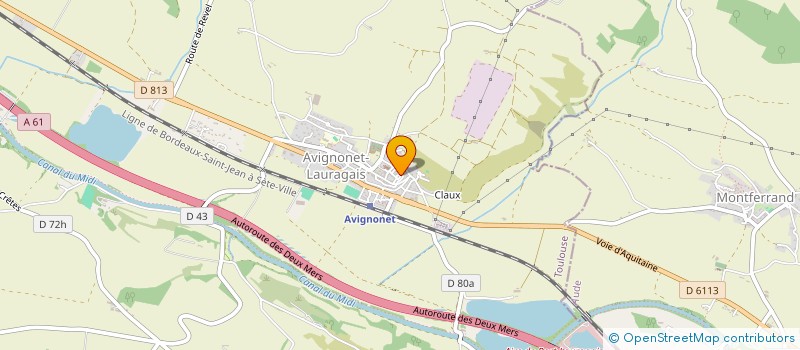 localisation de l'entreprise MONSIEUR REGIS LECHARTIER  AVIGNONET-LAURAGAIS