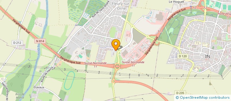 localisation de l'entreprise MONSIEUR REGIS LECOGE  FLEURY-SUR-ORNE