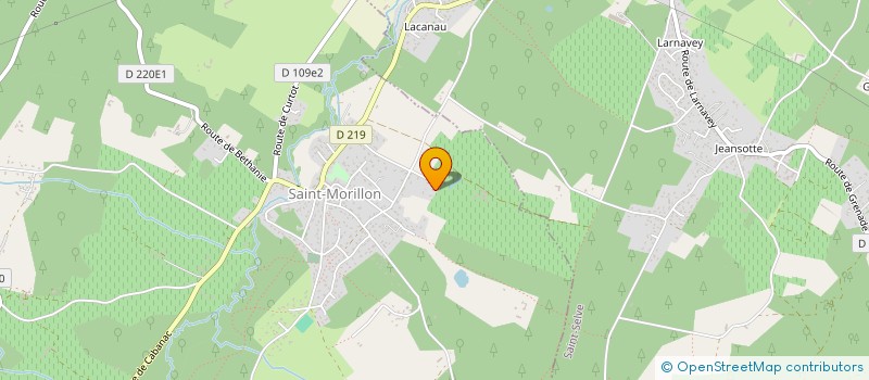 localisation de l'entreprise MONSIEUR REGIS LEGENDRE  SAINT-MORILLON