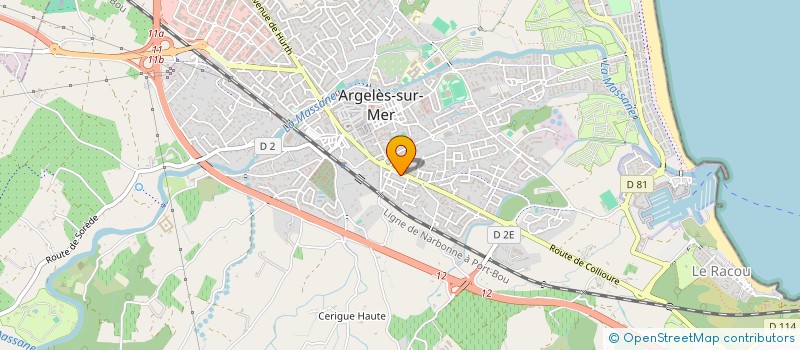 localisation de l'entreprise MONSIEUR REGIS LELORRAIN à ARGELES-SUR-MER