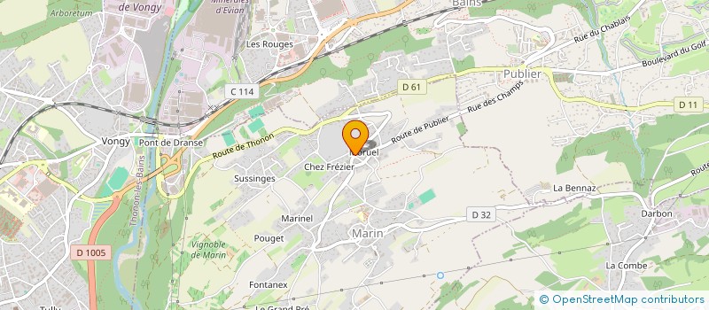 localisation de l'entreprise MONSIEUR REGIS LEMAITRE à MARIN