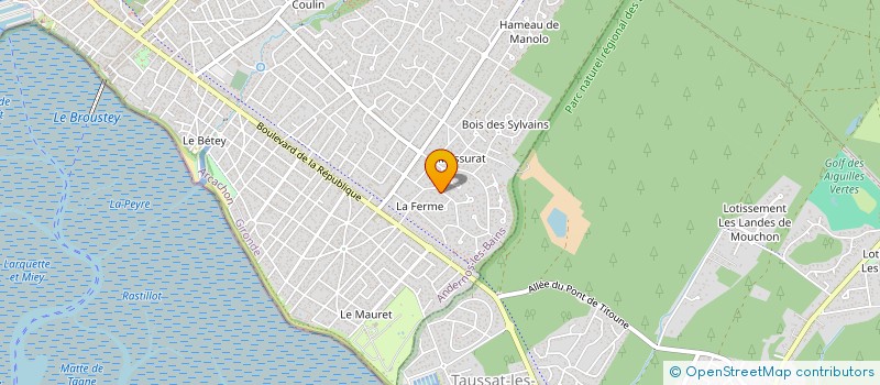 localisation de l'entreprise MONSIEUR REGIS LEMASSON  ANDERNOS-LES-BAINS