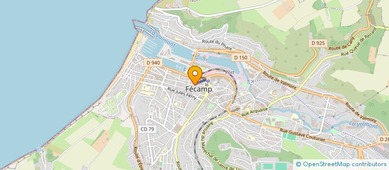 localisation de l'entreprise MONSIEUR REGIS LEMOINE à FECAMP