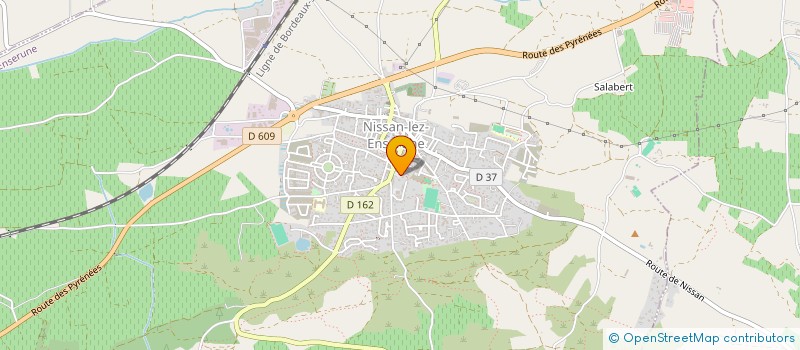 localisation de l'entreprise MONSIEUR REGIS LEPERQUE  NISSAN-LEZ-ENSERUNE