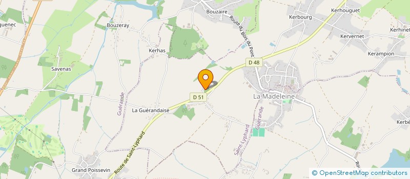 localisation de l'entreprise MONSIEUR REGIS LEROUX  SAINT-LYPHARD